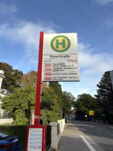 Bushaltestelle Peterstraße